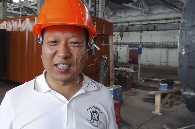 科迅機(jī)械(KOSUN)的工作人員參觀位于哈薩克斯坦的工廠